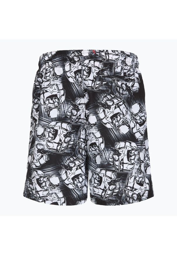 Szorty kąpielowe dziecięce Speedo Print Leisure 17". Kolor: czarny. Wzór: nadruk