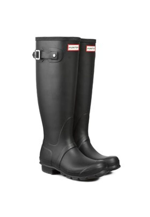 Hunter Kalosze Womens Org Tall WFT1000RMA Czarny. Kolor: czarny. Materiał: kauczuk