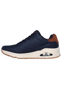 skechers - Buty SKECHERS UNO - SUITED ON AIR Niebieski. Kolor: niebieski. Materiał: materiał, skóra ekologiczna #2
