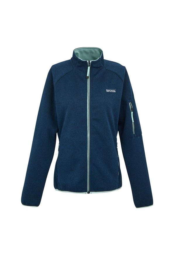 Regatta - Bluza Damska Ravenhill Full Zip Fleece Top. Kolor: niebieski