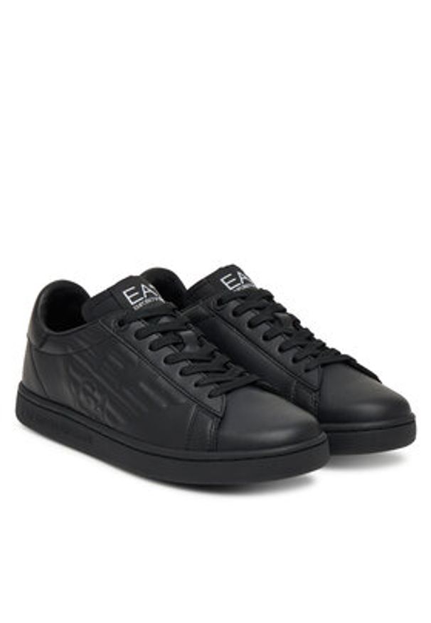 EA7 Emporio Armani Sneakersy 7X000331 AF10848 MC061 Czarny. Kolor: czarny. Materiał: skóra