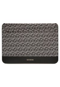 Guess GCube Stripes Computer Sleeve 16'' (Czarny). Kolor: czarny. Materiał: materiał, skóra ekologiczna. Wzór: aplikacja. Styl: elegancki #3