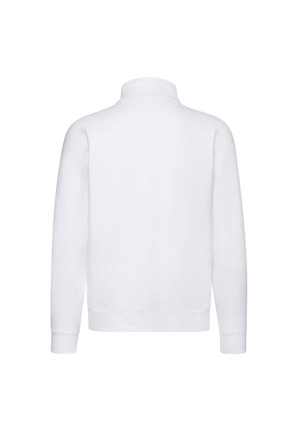FRUIT OF THE LOOM - Męska Bluza Dresowa Premium. Kolor: biały. Materiał: dresówka