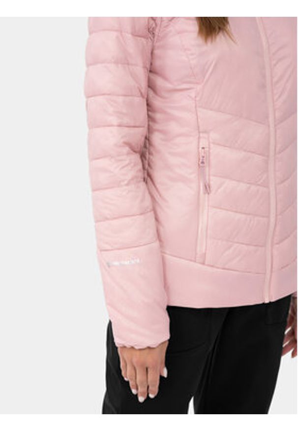 4f - 4F Kurtka outdoor 4FAW23TDJAF279 Różowy Slim Fit. Kolor: różowy. Materiał: syntetyk. Sport: outdoor