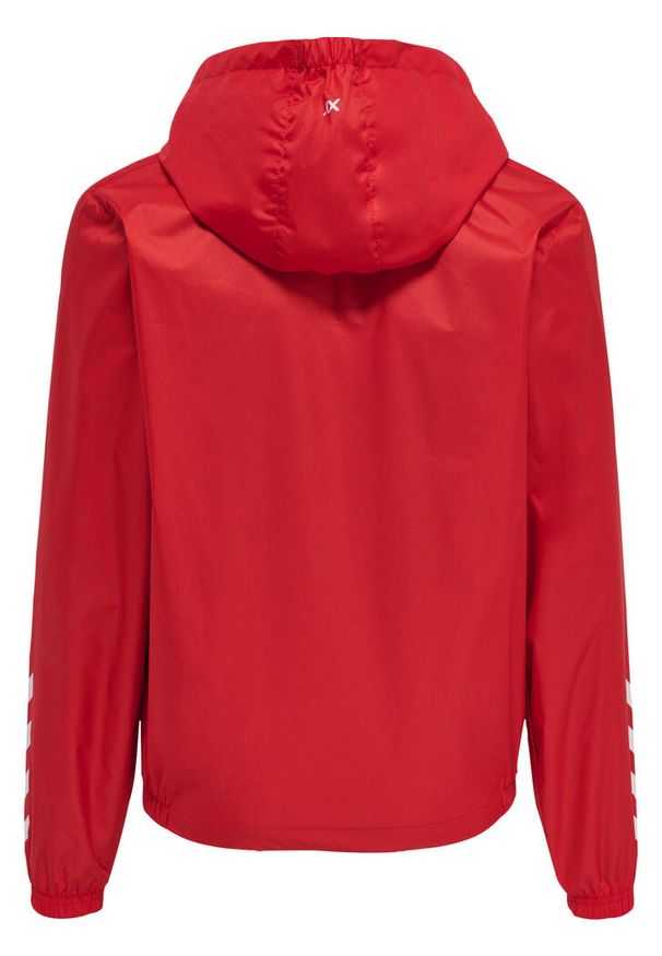 Kurtka do piłki nożnej dla dzieci Hummel Core XK Kids Spray Jacket. Kolor: czerwony, wielokolorowy, różowy