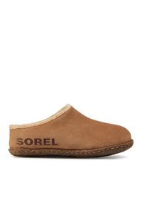 sorel - Sorel Kapcie Youth Lanner Ridge™ II NY3926 Brązowy. Kolor: brązowy. Materiał: zamsz, skóra