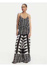 Iconique Kombinezon Lila IC26-116 Czarny Regular Fit. Kolor: czarny. Materiał: syntetyk #1