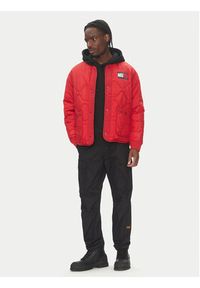 TOMMY HILFIGER - Tommy Hilfiger Kurtka przejściowa F1 Movie MW0MW41369 Czerwony Regular Fit. Kolor: czerwony. Materiał: syntetyk #7