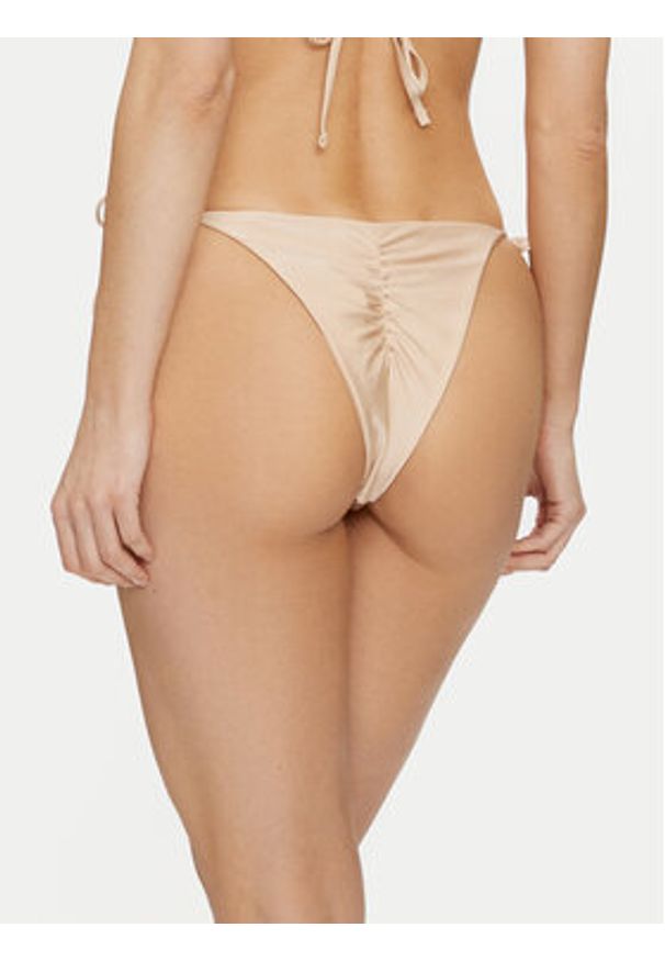 Guess Dół od bikini E3GO02 KBMV0 Złoty. Kolor: złoty. Materiał: syntetyk