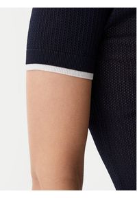 Guess Polo V5GP00Z3D60 Granatowy Slim Fit. Typ kołnierza: polo. Kolor: niebieski. Materiał: wiskoza #4