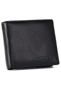 4U CAVALDI - Portfel męski Cavaldi M208-PU czarny. Kolor: czarny. Materiał: skóra ekologiczna