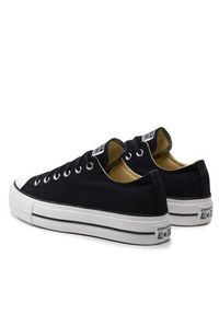 Converse Trampki Chuck Taylor All Star Lift Ox 560250C Czarny. Kolor: czarny. Materiał: materiał