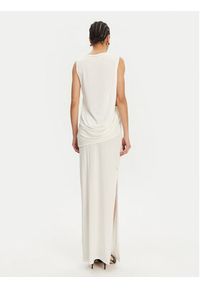 JACQUEMUS Sukienka wieczorowa La Robe Peplo Longue 25E251DR2302381 100 Biały Regular Fit. Kolor: biały. Materiał: wiskoza. Styl: wizytowy