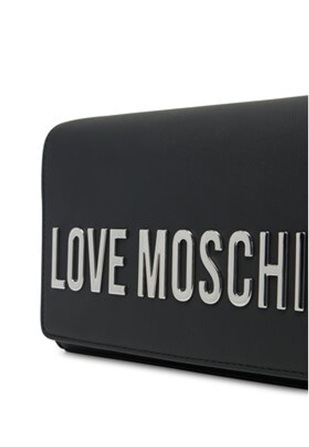 Love Moschino - LOVE MOSCHINO Torebka JC4103PP1MKD000B Czarny. Kolor: czarny. Materiał: skórzane