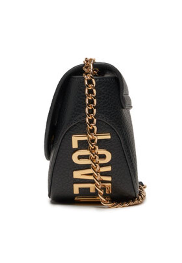 Love Moschino - LOVE MOSCHINO Torebka JC4102PP1ILT0000 Czarny. Kolor: czarny. Materiał: skórzane