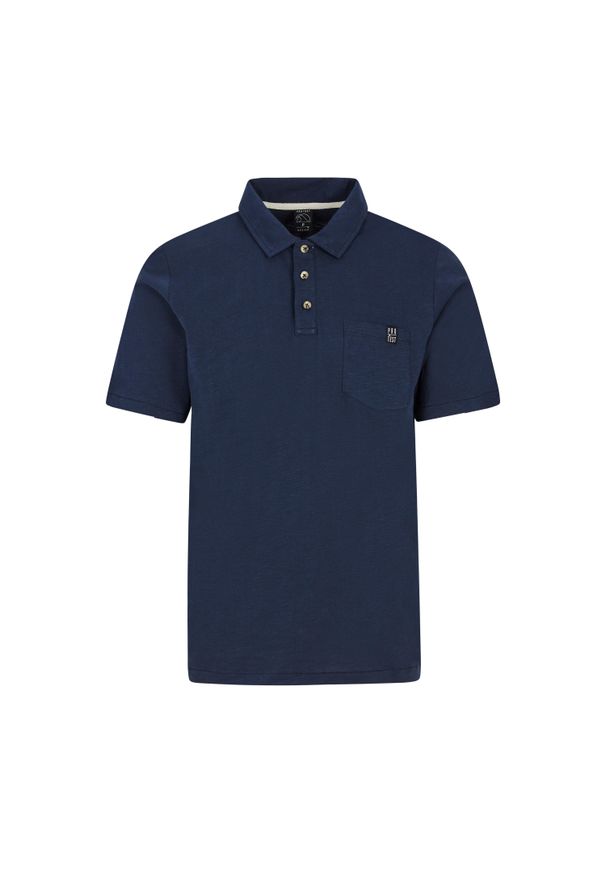 Polo Protest Charles. Okazja: na co dzień. Typ kołnierza: polo. Kolor: niebieski. Styl: casual