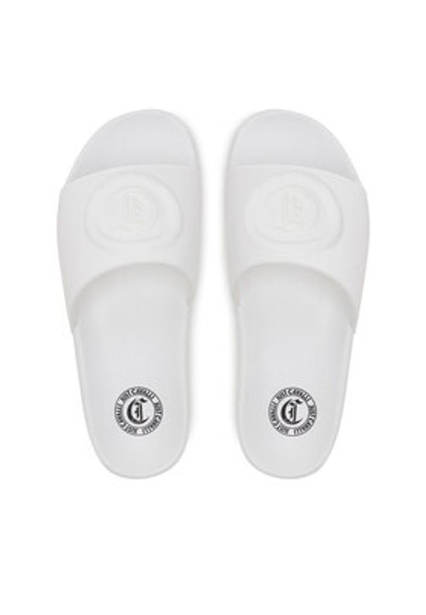 Just Cavalli Klapki 78RA3SZ4 ZSC30 Biały. Kolor: biały. Materiał: syntetyk