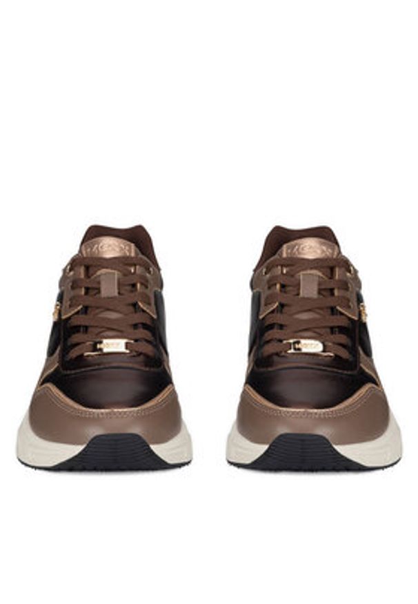 MEXX Sneakersy MI001009143W Brązowy. Kolor: brązowy. Materiał: skóra