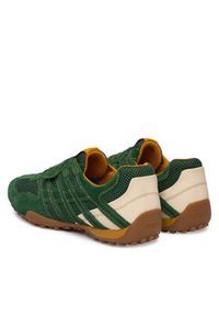 Geox Sneakersy U Snake Original U55MNA 02214 C3000 Zielony. Kolor: zielony. Materiał: skóra, zamsz #4