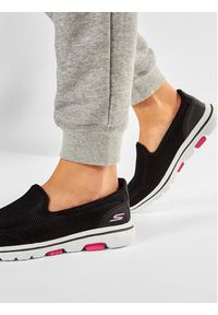 skechers - Skechers Półbuty Go Walk 5 15901/BKHP Czarny. Kolor: czarny. Materiał: materiał