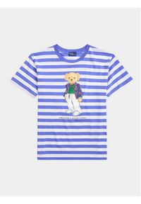 Polo Ralph Lauren T-Shirt Str Riv Br T 211924300001 Niebieski Regular Fit. Typ kołnierza: polo. Kolor: niebieski. Materiał: bawełna
