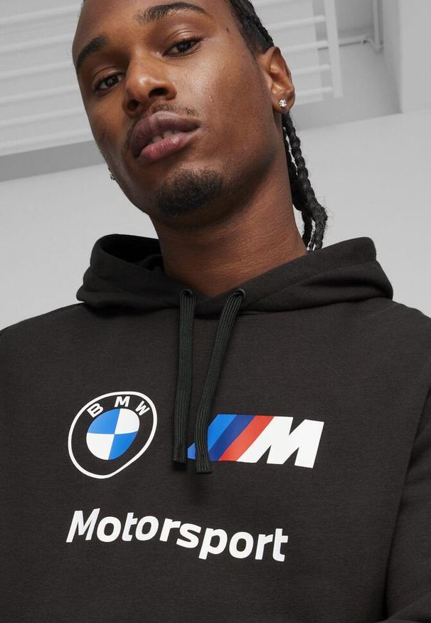 Puma - Męska bluza z kapturem BMW M Motorsport ESS PUMA Black. Typ kołnierza: kaptur. Kolor: czarny