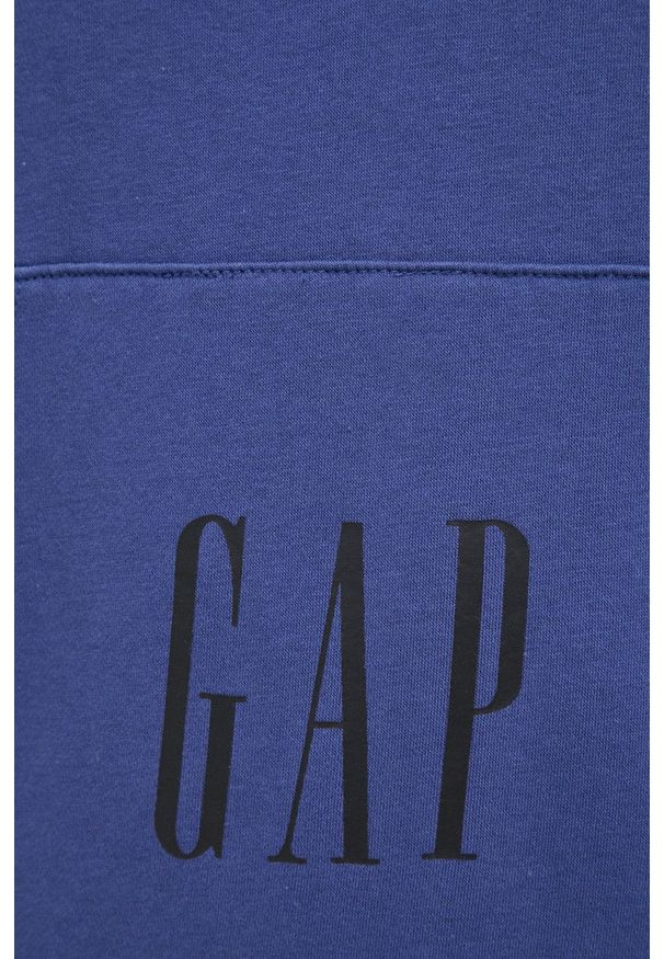 GAP Bluza męska z kapturem gładka. Okazja: na co dzień. Typ kołnierza: kaptur. Kolor: fioletowy. Materiał: dzianina, poliester. Wzór: gładki. Styl: casual