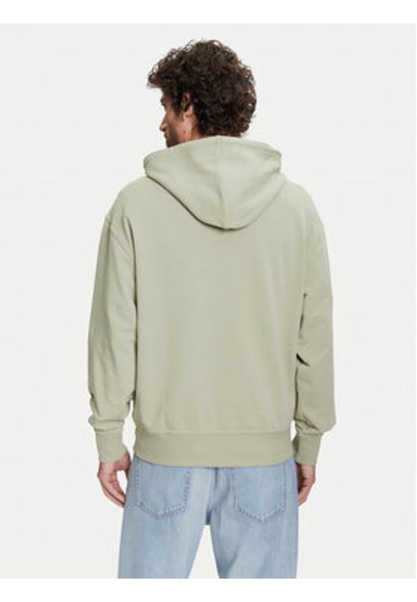 BOSS Bluza WeSmallhood 50514530 Zielony Regular Fit. Kolor: zielony. Materiał: bawełna