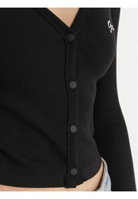 Guess Kardigan V6RP06 K8RT2 Czarny Regular Fit. Kolor: czarny. Materiał: wiskoza #5