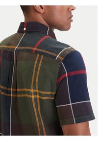 Barbour Koszula Douglas MSH5077TN11 Zielony ciemny Regular Fit. Kolor: zielony. Materiał: bawełna #4