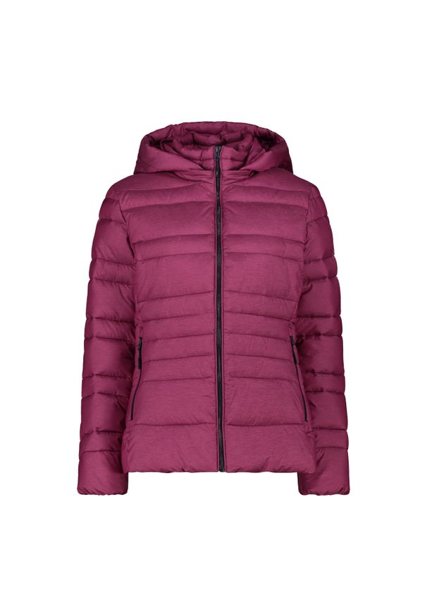 Damska kurtka z kapturem CMP Snaps. Typ kołnierza: kaptur. Kolor: różowy. Materiał: puch