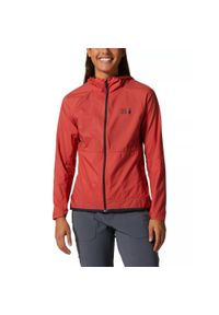 MOUNTAIN HARDWEAR - Wiatrówka damska Mountain Hardwear Kor Airshell Hoody. Kolor: czerwony