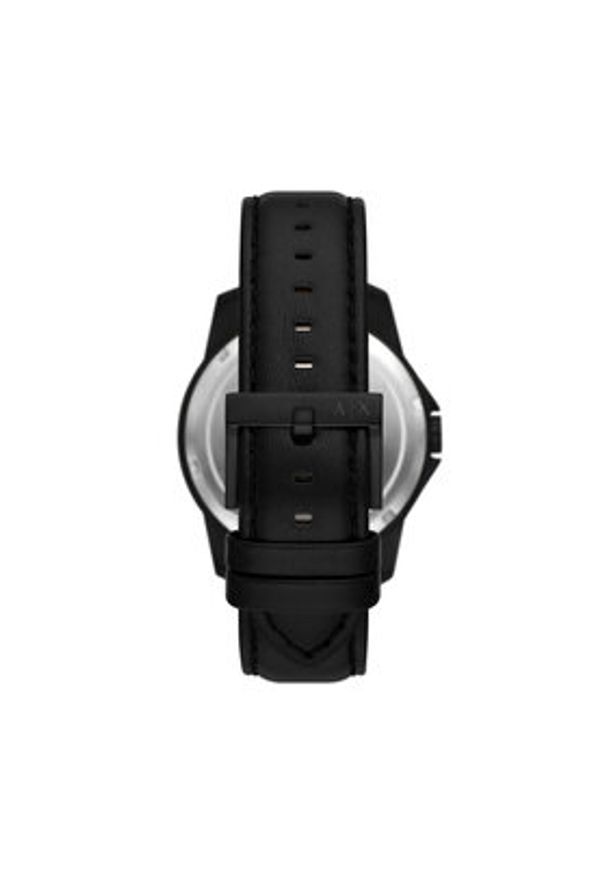 Armani Exchange Zegarek Banks Gift Set AX7147SET Czarny. Kolor: czarny
