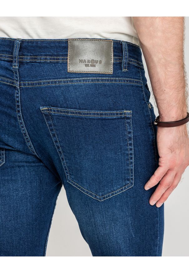 MARCUS - Męskie Spodnie Jeansowe Marcus Felix 2160 Jeans Nevada Blue 14-200243