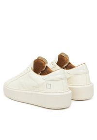D.A.T.E. Sneakersy Hill Low Platform W431-HP-MN Écru. Materiał: skóra. Obcas: na platformie #2