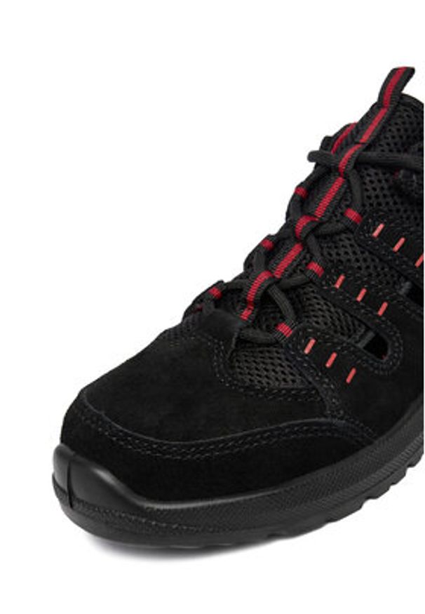 Hunter Półbuty HUNTER-SS-01 M Czarny. Kolor: czarny. Materiał: skóra, zamsz