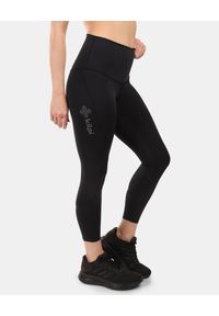 Damskie legginsy fitness Kilpi RIVIAN-W z funkcją OPTI-DRY. Kolor: czarny. Sport: fitness