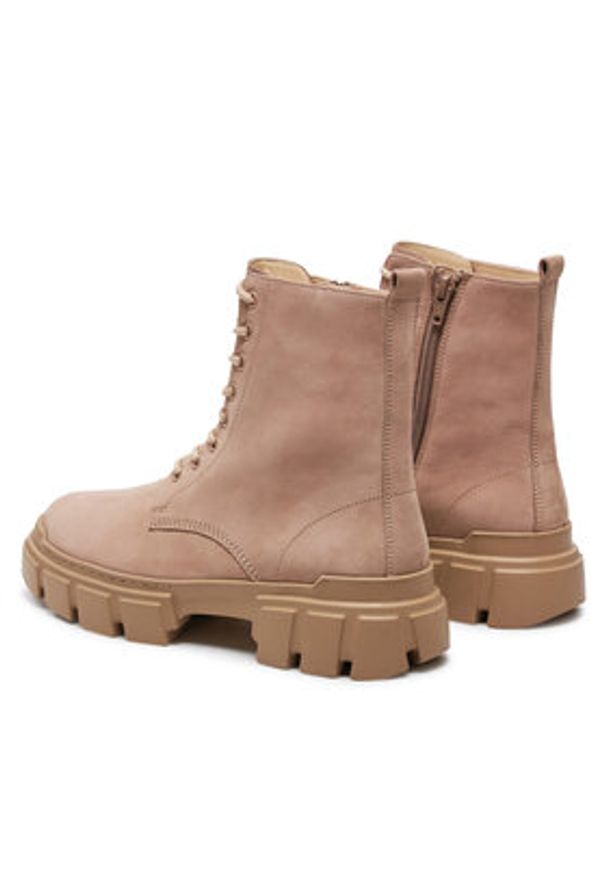 HÖGL Trzewiki 8-102702 Beżowy. Kolor: beżowy. Materiał: nubuk, skóra