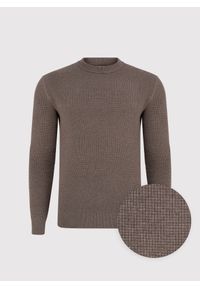 Pako Lorente - PAKO LORENTE – Męski sweter w kolorze brązowym. Kolor: brązowy. Materiał: bawełna, nylon. Sezon: jesień #9
