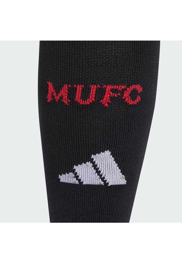 Adidas - Getry Manchester United 25/26 Home. Kolor: czarny. Sport: piłka nożna