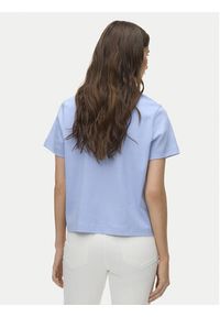 Vero Moda T-Shirt Sara 10311633 Błękitny Regular Fit. Kolor: niebieski. Materiał: bawełna #4