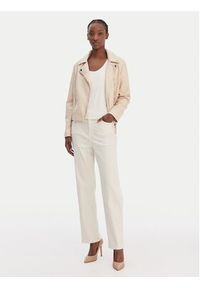 Rinascimento Kurtka z imitacji skóry CFC0124666003 Beżowy Regular Fit. Kolor: beżowy. Materiał: skóra #5