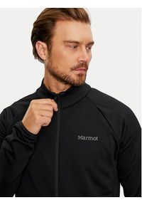 Marmot Bluza techniczna Leconte M15382 Czarny Regular Fit. Kolor: czarny. Materiał: syntetyk #4