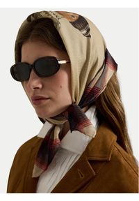 Polo Ralph Lauren Apaszka 455P04665001 Beżowy. Kolor: beżowy. Materiał: wełna #1