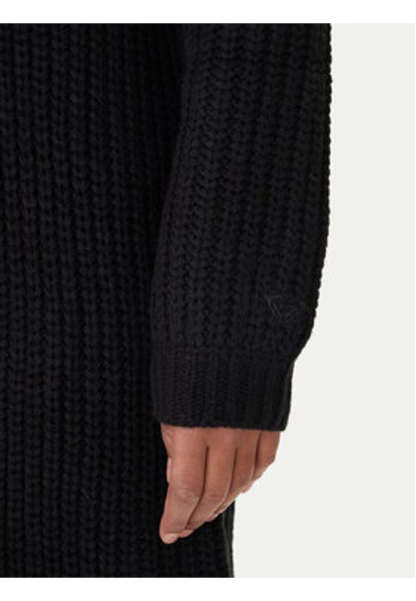 Roxy Sukienka dzianinowa Home Again SD ERJKD03535 Czarny Regular Fit. Kolor: czarny. Materiał: akryl