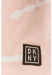 DKNY - Dkny - T-shirt piżamowy. Kolor: różowy. Materiał: dzianina. Wzór: nadruk #3