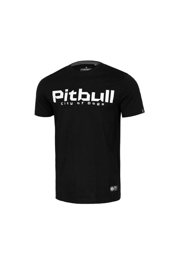 PITBULL - Koszulka bawełniana sportowy t-shirt dla dorosłych City Of Dogs 24. Kolor: niebieski, wielokolorowy, czarny. Materiał: bawełna