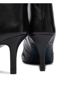 Patrizia Pepe Botki 2Y0041 L048 K103 Czarny. Kolor: czarny. Materiał: skóra #5