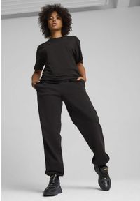 Puma - Koszulka unisex Essentials Elevated PUMA Black. Kolor: czarny. Materiał: materiał