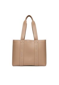 Hugo - HUGO Torebka 50547491 Beżowy. Kolor: beżowy. Materiał: skórzane #4